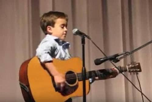 A Little Boy Who Sounds Like Johnny Cash Is Met With Standing Ovations by the Audience…