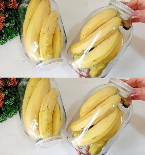 No more rotten and black bananas after a few days: with this method they will last 2 years