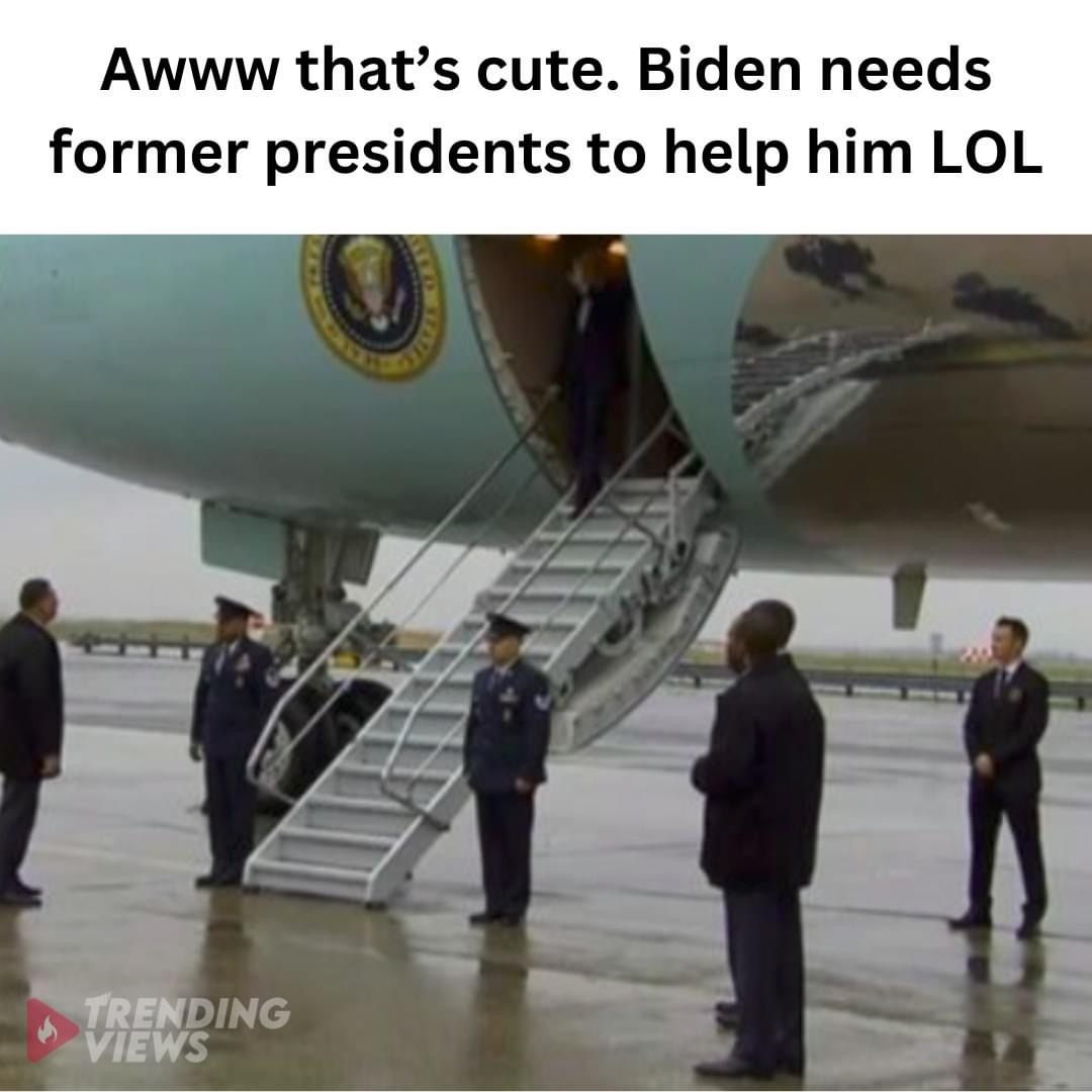 Biden spotted with former president