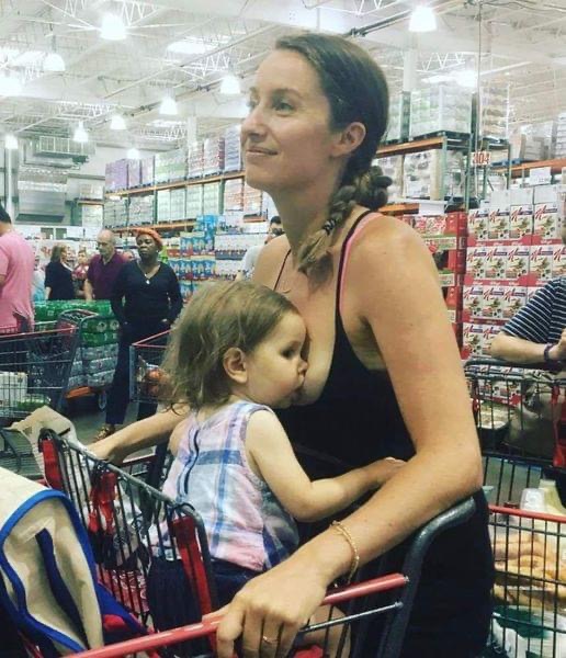 Mother posts picture breastfeeding toddler in public – she finally responds to all the backlash