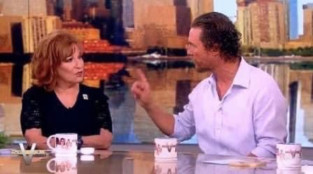 Matthew McConaughey SHUTS UP Joy Behar After She Asked This One Question