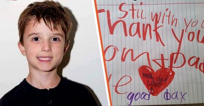 After Young Son Passes Away, Parents Find Heartbreaking Note He Left For Them